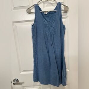 Artisan NY Denim Blue Linen Dress